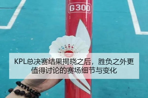 KPL总决赛结果揭晓之后，胜负之外更值得讨论的赛场细节与变化